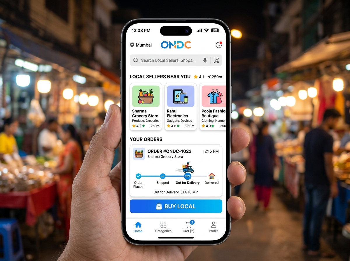 ONDC interface for local retailers